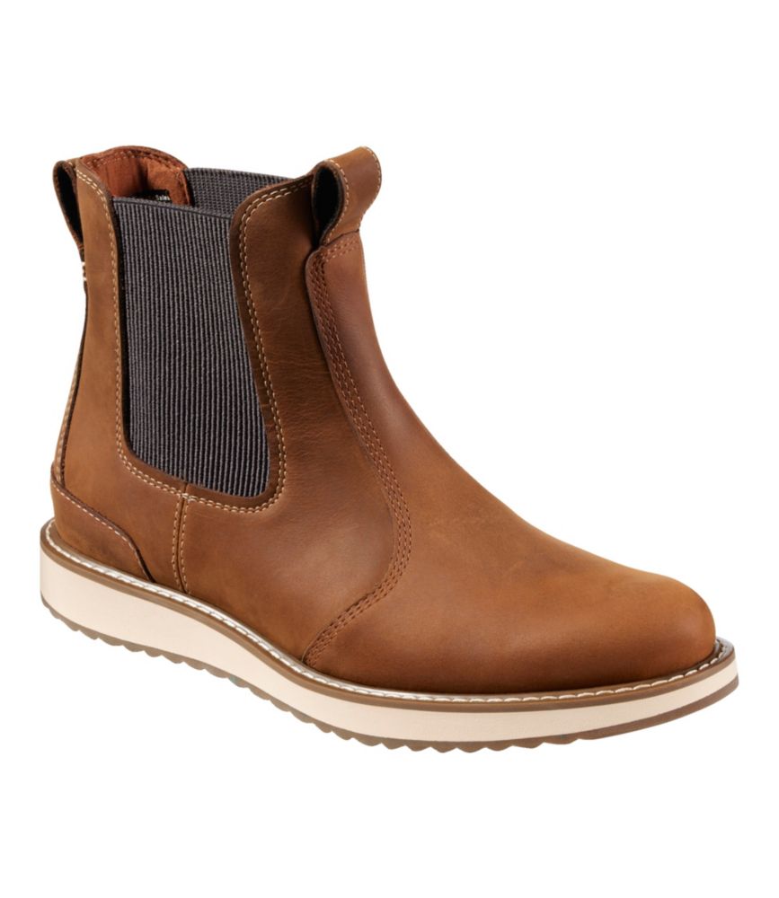 Men's Stonington Chelsea Boots, Leather, Dark Oakwood, small image number 6