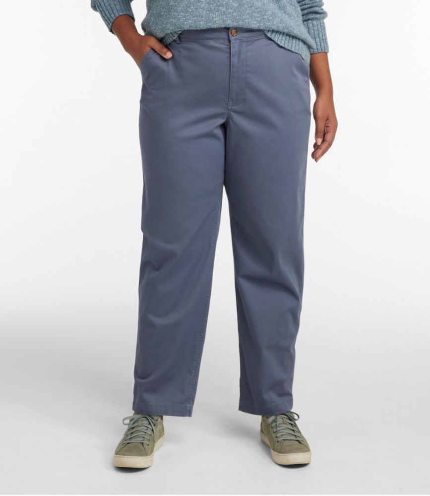Women's Comfort Stretch Straight Leg Chino, Regular, Pinenut, small image number 1