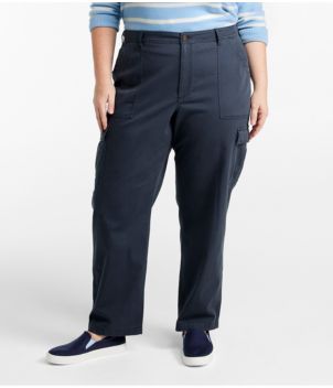 Women's Comfort Stretch Pants, Mid-Rise Straight-Leg Cargo