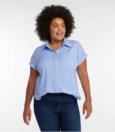 Woman Within Women's Plus Size Embroidered Henley Tee - 3X, Deep Cobalt  Scroll Blue at  Women's Clothing store