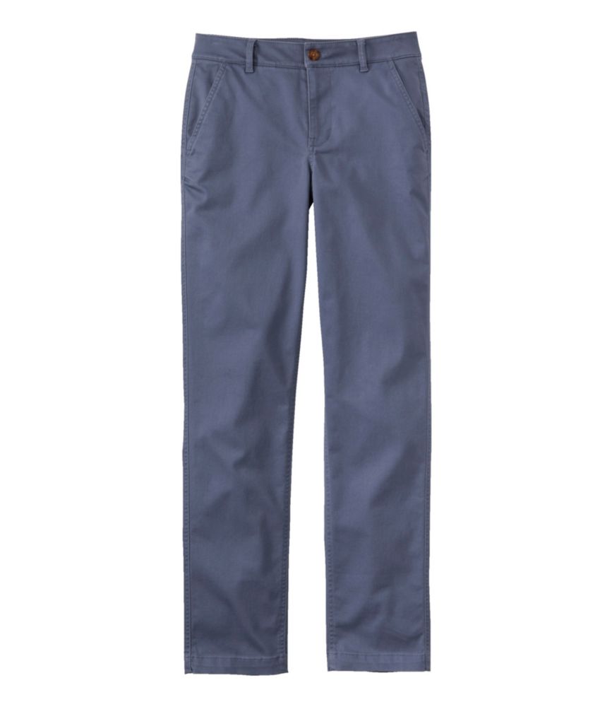 Women's Comfort Stretch Pants, Mid-Rise Straight-Leg Chino