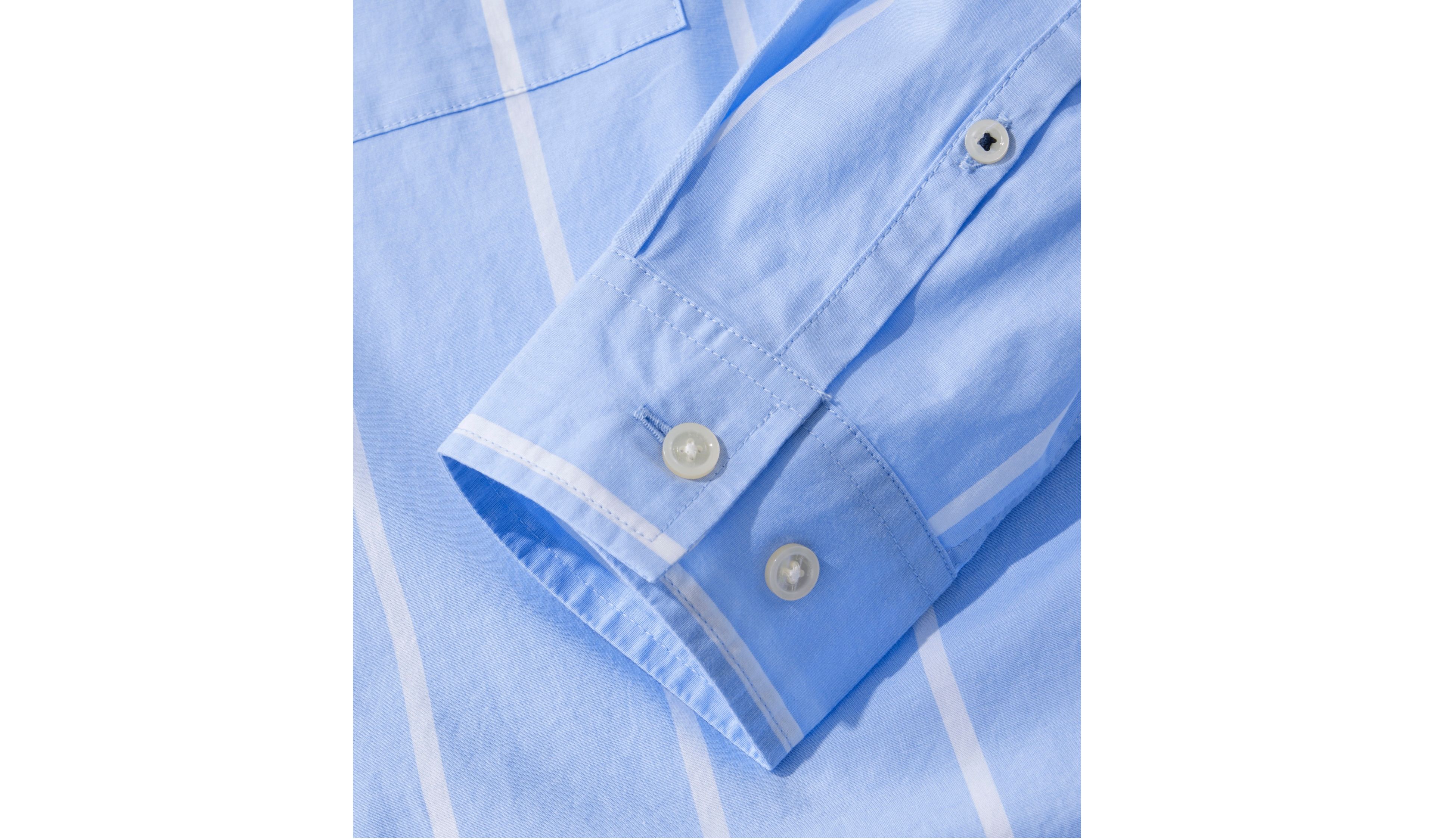 Women's Essential Cotton Poplin Shirt, Long-Sleeve