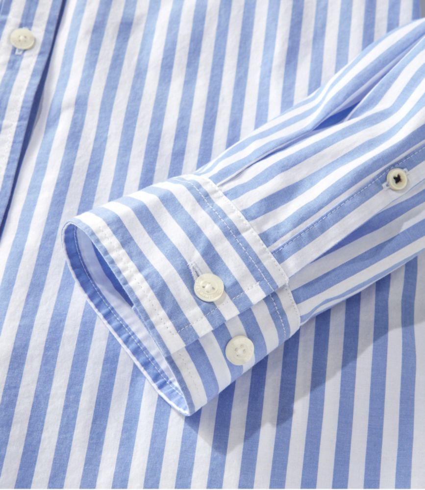 Women's Essential Cotton Poplin Shirt, Long-Sleeve