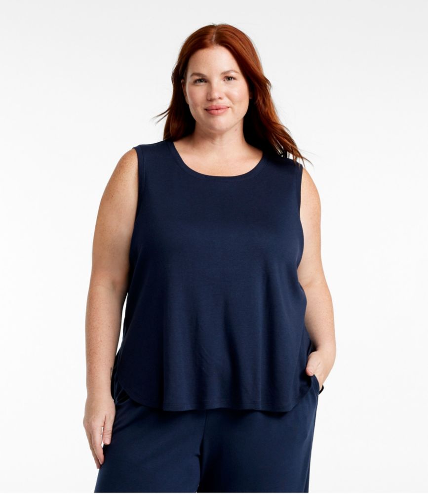 Women's Restorative Sleepwear, Tank, Sea Pine, small image number 2
