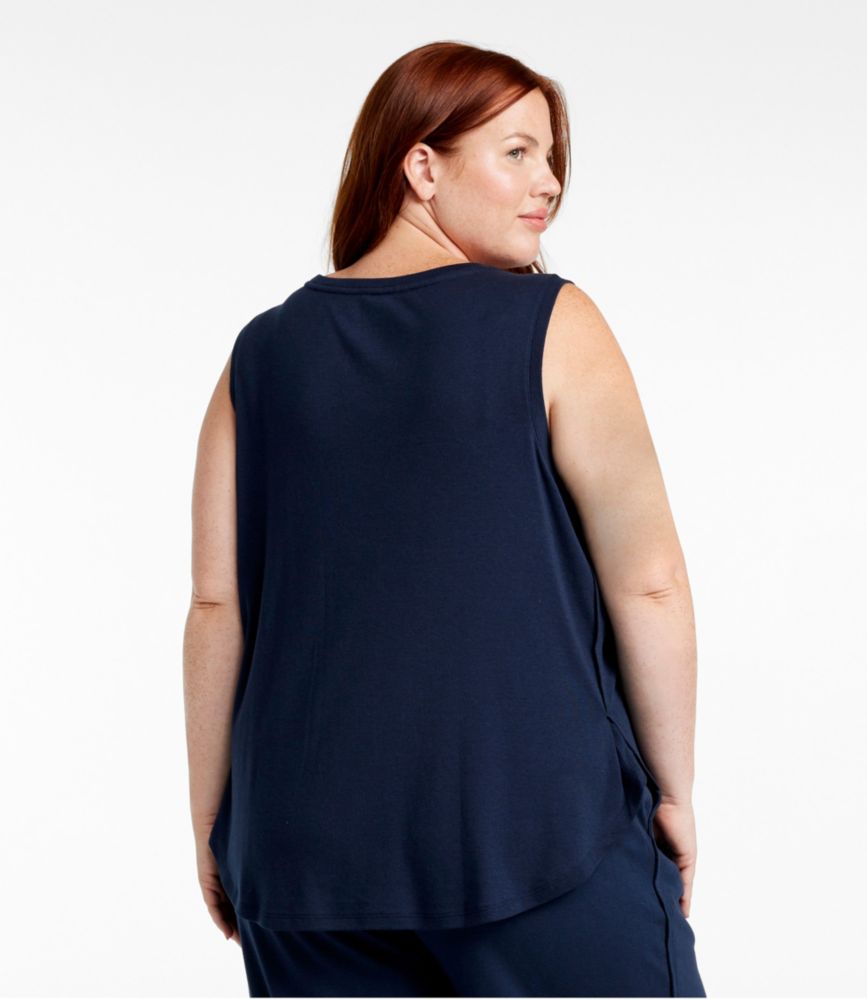 Women's Restorative Sleepwear, Tank, Sea Pine, small image number 3