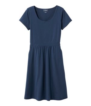 Women's Easy Cotton Fit-and-Flare Dress
