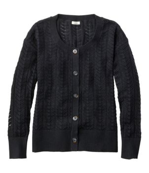 Women's Frye Island Pointelle Sweater, Cardigan