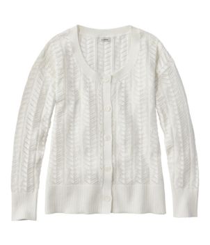 Women's Frye Island Pointelle Sweater, Cardigan