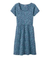 Women's Supima Cotton Nightgown, V-Neck Three-Quarter-Sleeve at L.L. Bean