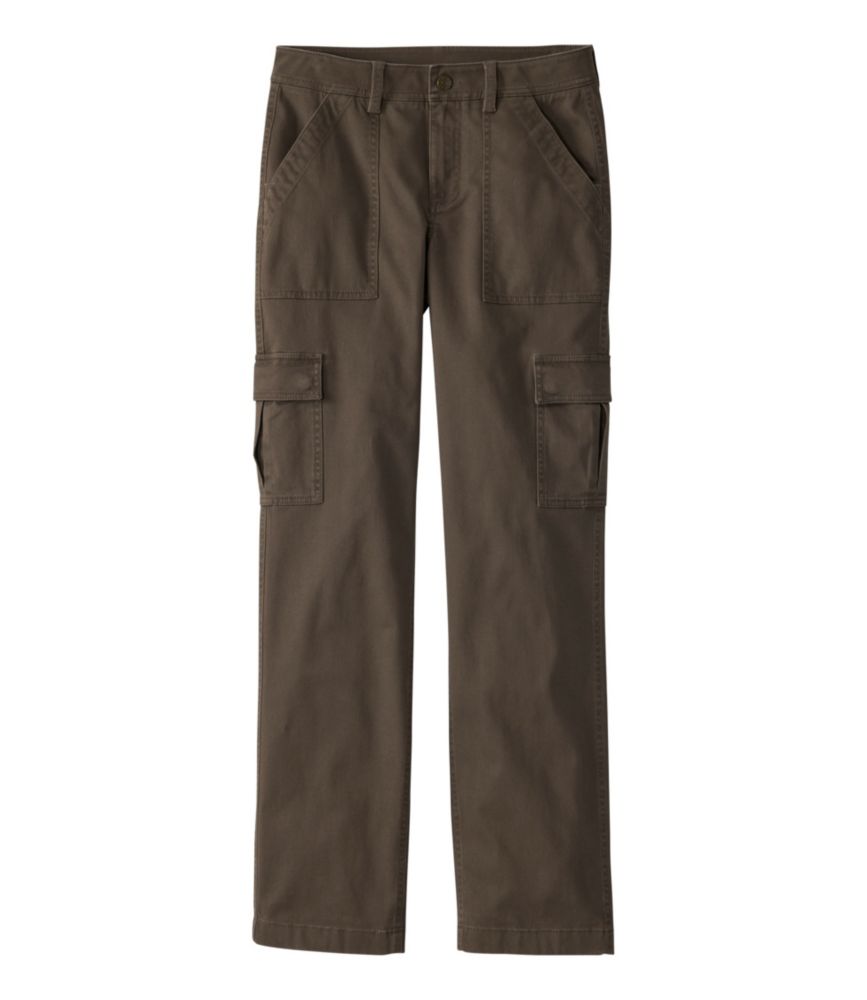 Women's Comfort Stretch Pants, Mid-Rise Straight-Leg Cargo