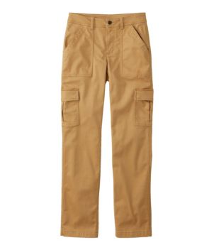 Women's Comfort Stretch Pants, Mid-Rise Straight-Leg Cargo