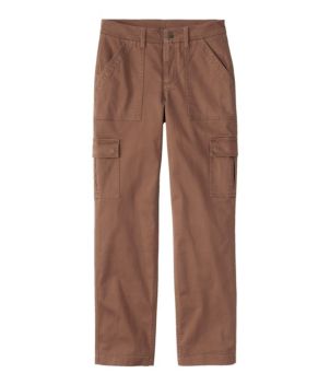 Women's Comfort Stretch Pants, Mid-Rise Straight-Leg Cargo