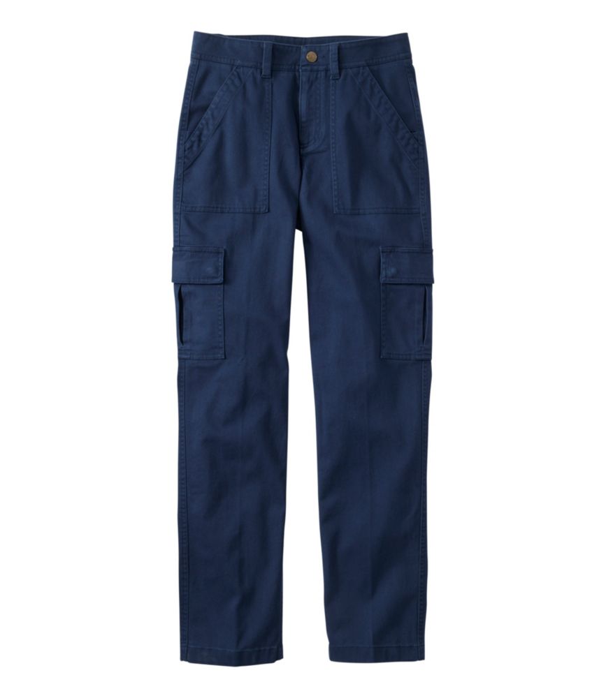 Women's Comfort Stretch Pants, Mid-Rise Straight-Leg Cargo