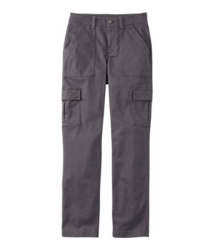 Women's Comfort Stretch Pants, Mid-Rise Straight-Leg Cargo