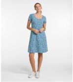 Women's Easy Cotton Fit-and-Flare Dress, Pattern