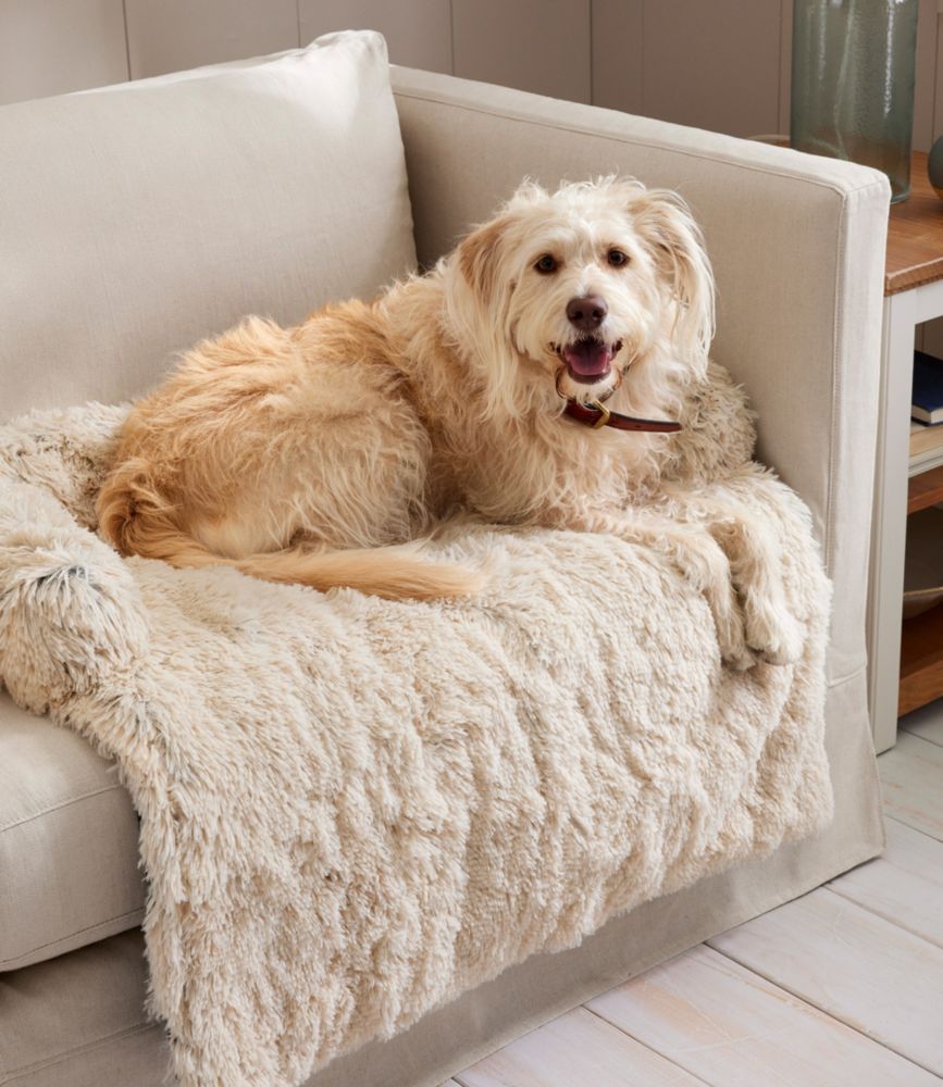 Plush Cuddler Bolster Dog Throw