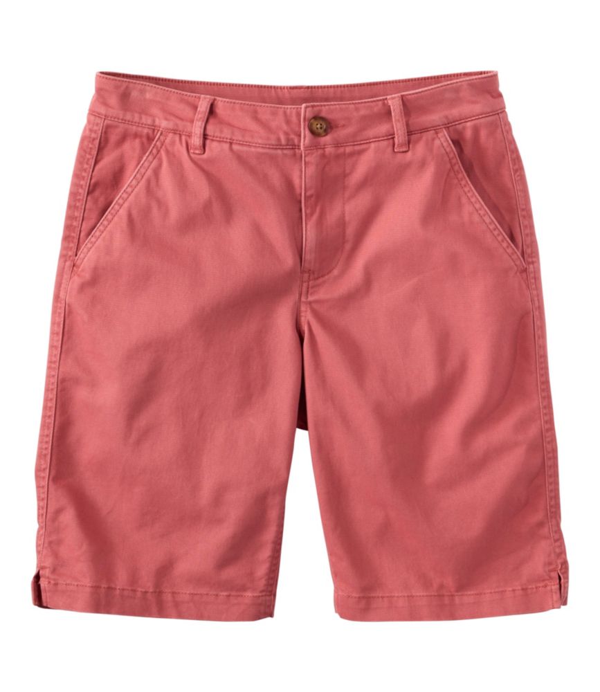 Women's Comfort Stretch Shorts, Chino Bermudas 9"