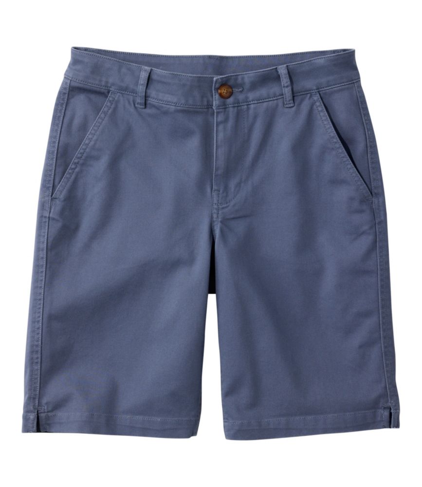 Women's Comfort Stretch Shorts, Chino Bermudas 9"