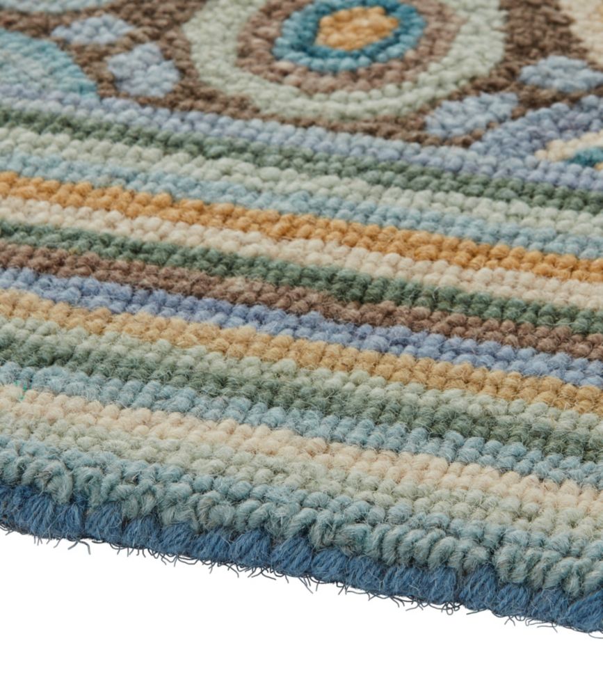 Bean's Wool Hooked Rug, Coins, Bright Coins, small image number 3