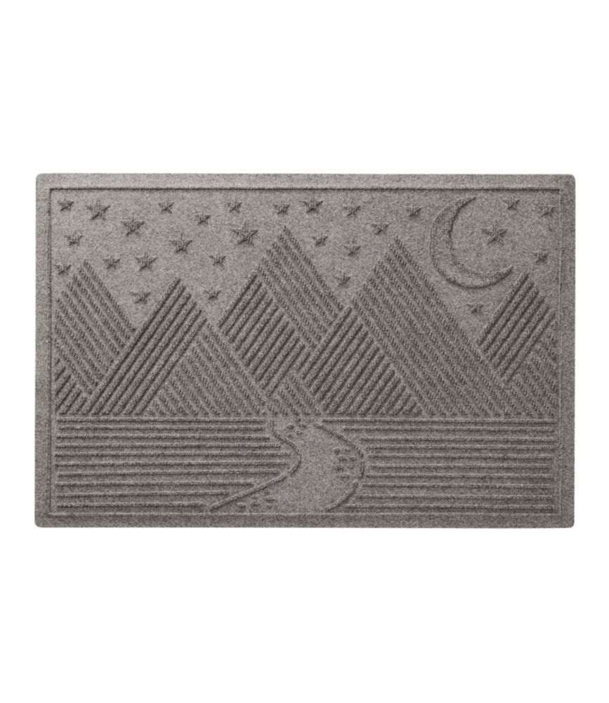 Everyspace Recycled Waterhog Doormat, Twilight Mountain Range