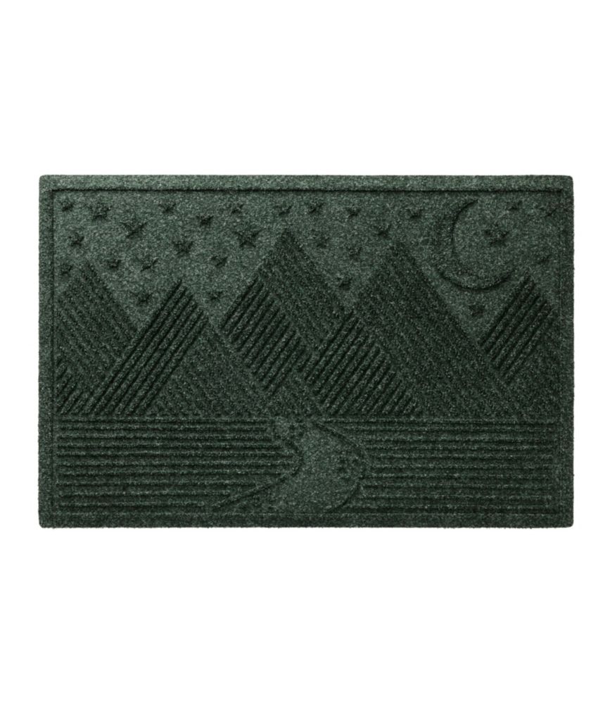 Everyspace Recycled Waterhog Doormat, Twilight Mountain Range