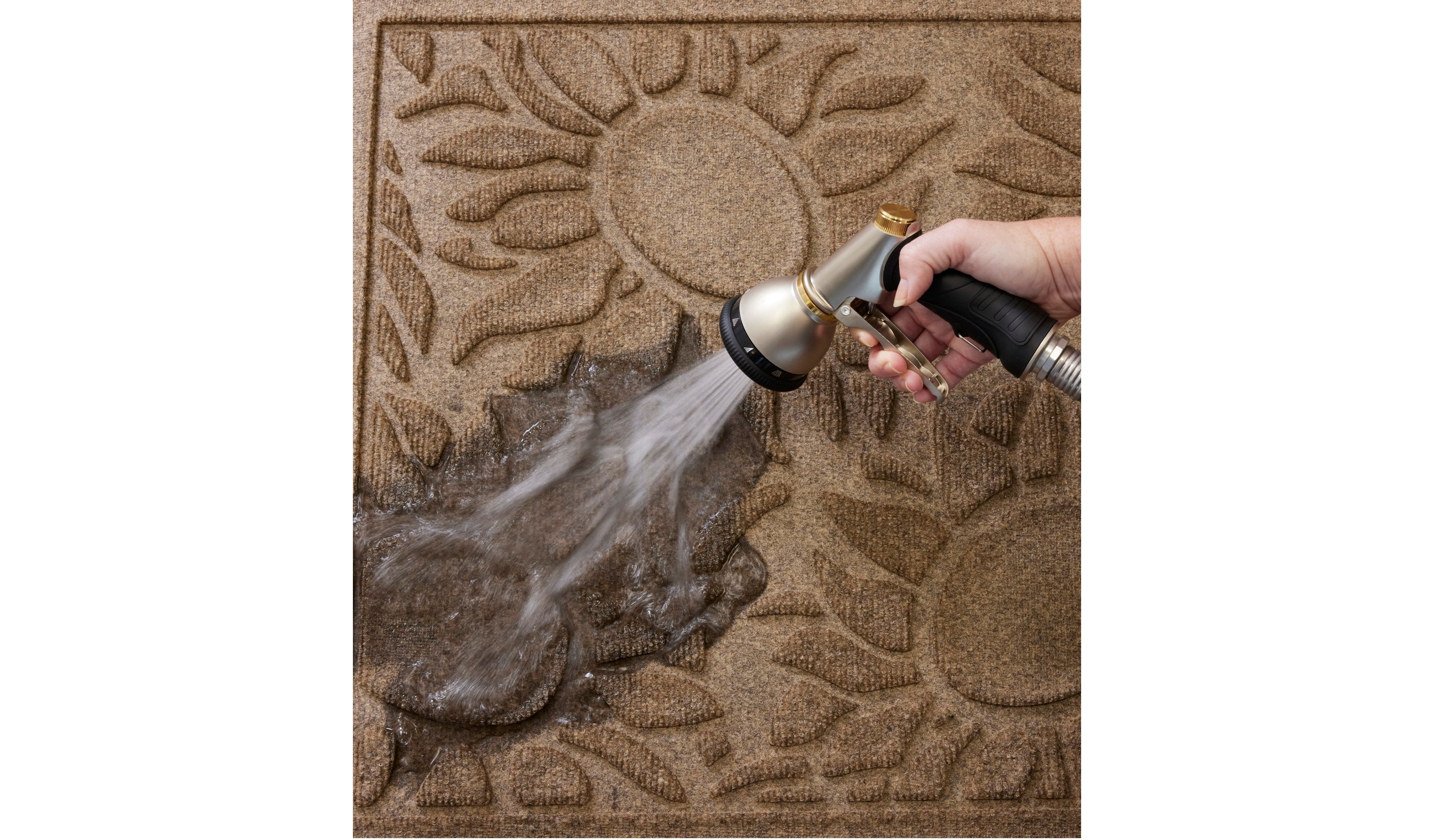 Everyspace Recycled Waterhog Doormat, Sunflower