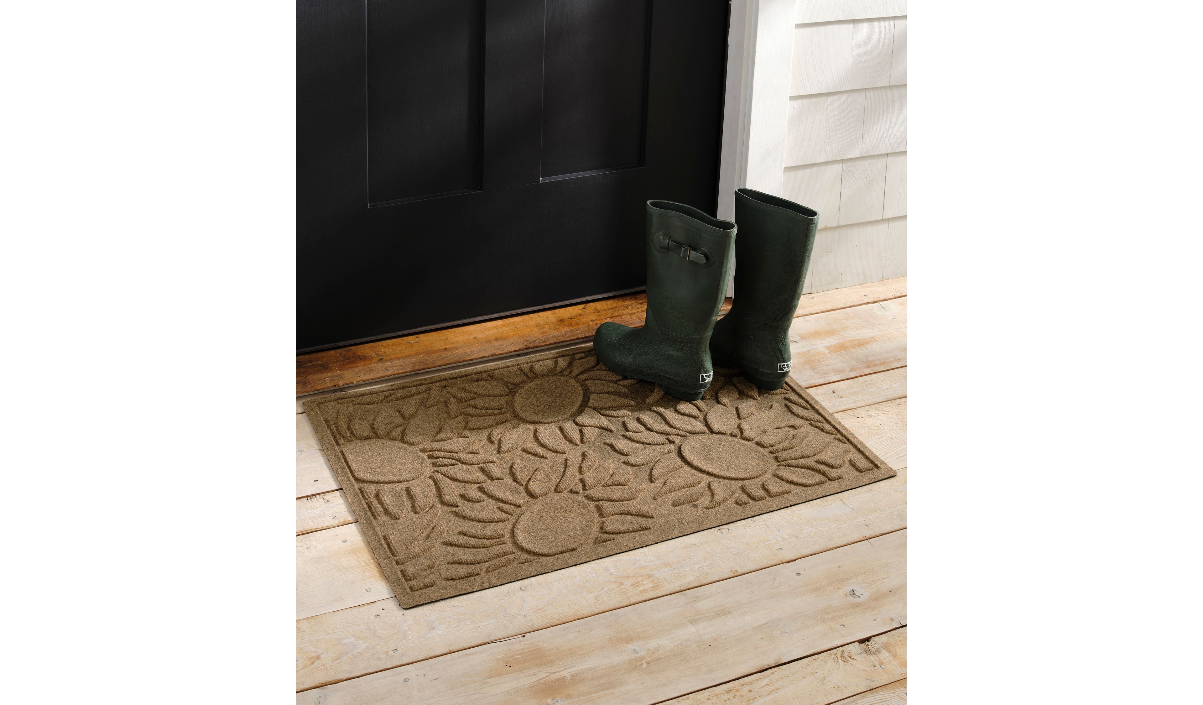 Everyspace Recycled Waterhog Doormat, Sunflower