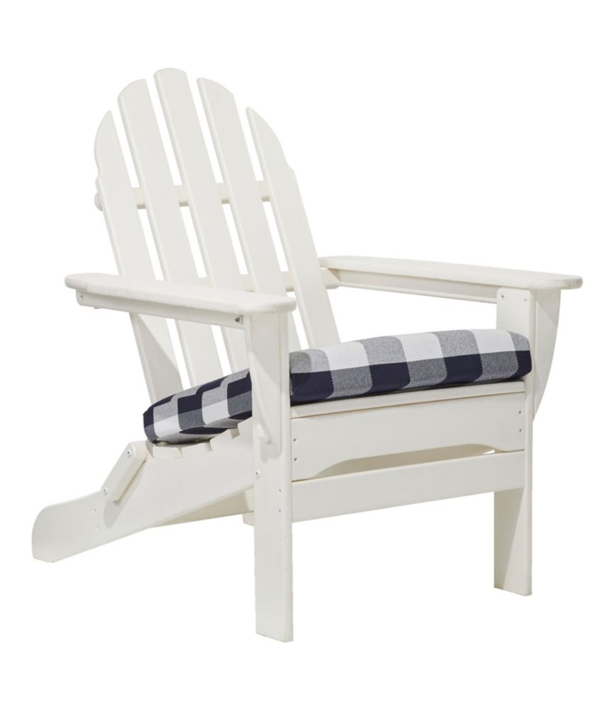 Adirondack Chair Seat Cushion, Buffalo Plaid, Navy, small image number 1