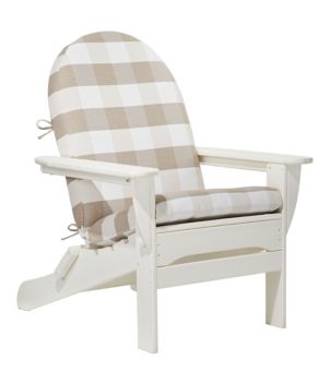 Adirondack Chair Seat and Back Cushion, Buffalo Plaid