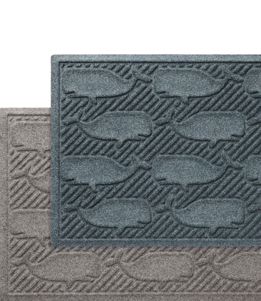 Everyspace Recycled Waterhog Doormat, Whales, Medium Gray, small image number 4