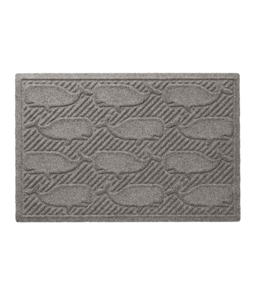 Everyspace Recycled Waterhog Doormat, Whales, Medium Gray, small image number 1