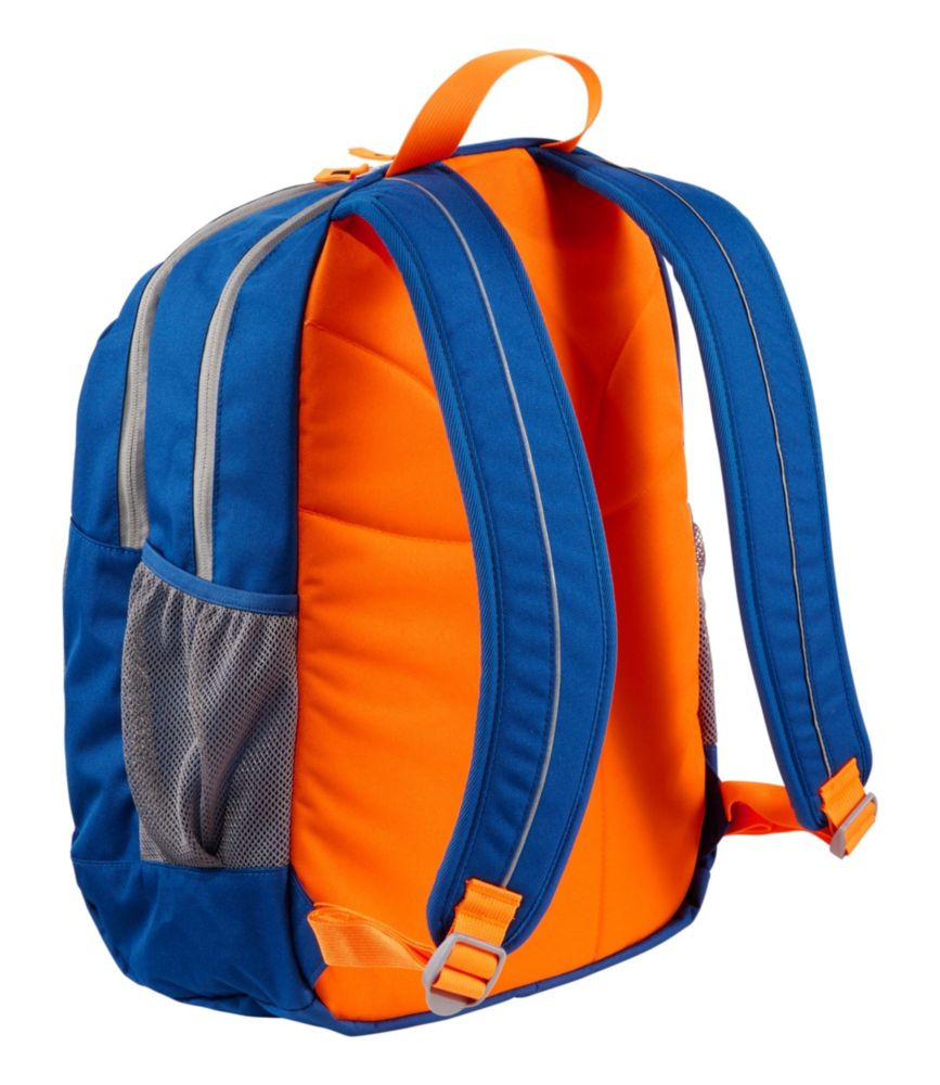 Bean's Explorer Backpack, 25L, Ocean Blue/Electric Orange, small image number 2