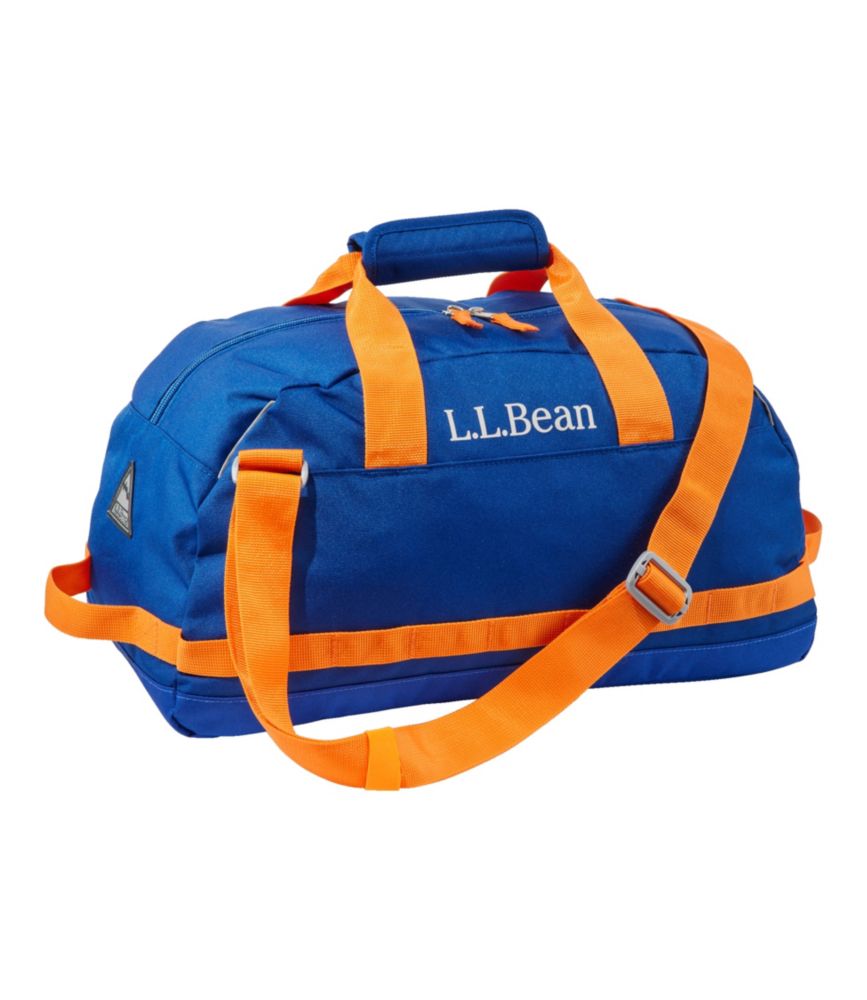 Explorer Duffle Bag, Ocean Blue/Electric Orange, small image number 1