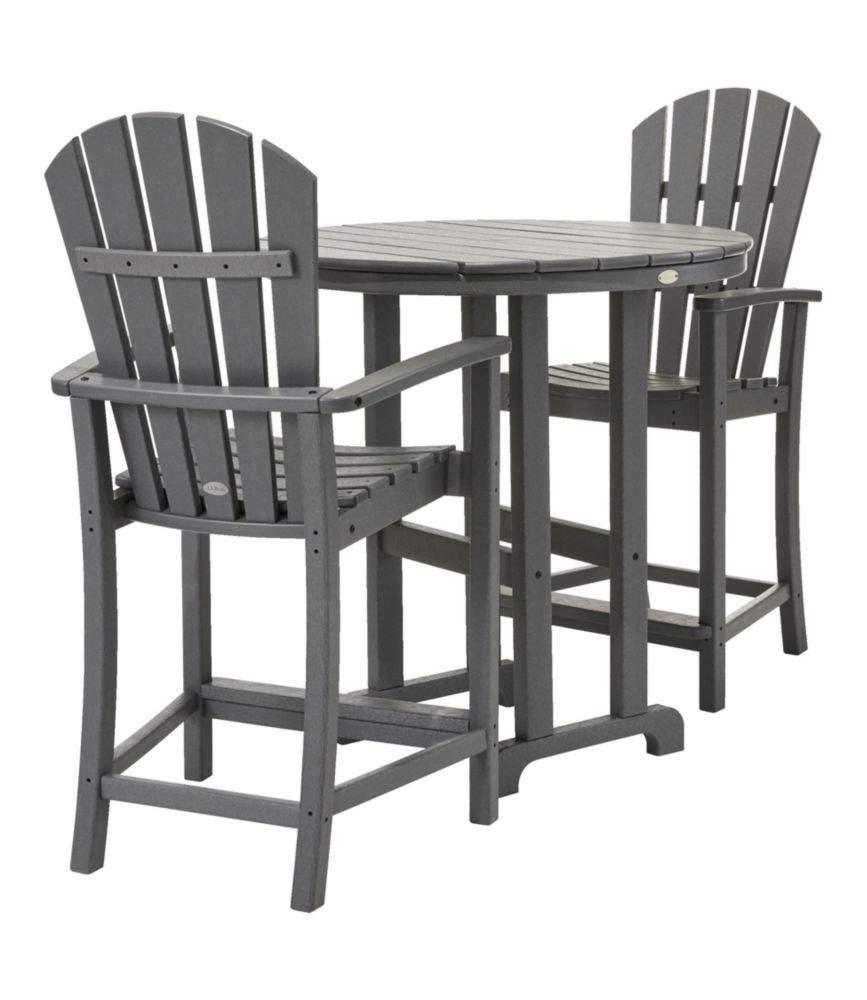 All-Weather Counter-Height Chair, Shellback, Slate Gray, small image number 2