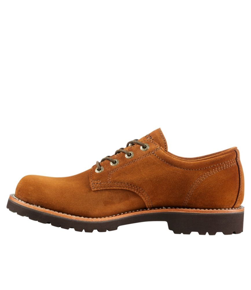 Men's Bucksport Shoes, Plain Toe Suede