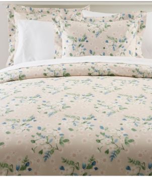 Premium Egyptian Percale Comforter Cover Collection, Daisy