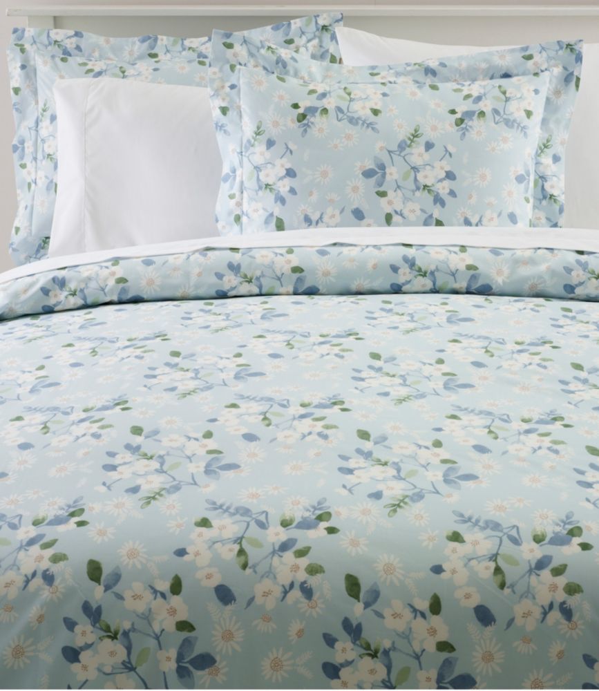 Premium Egyptian Percale Comforter Cover Collection, Daisy