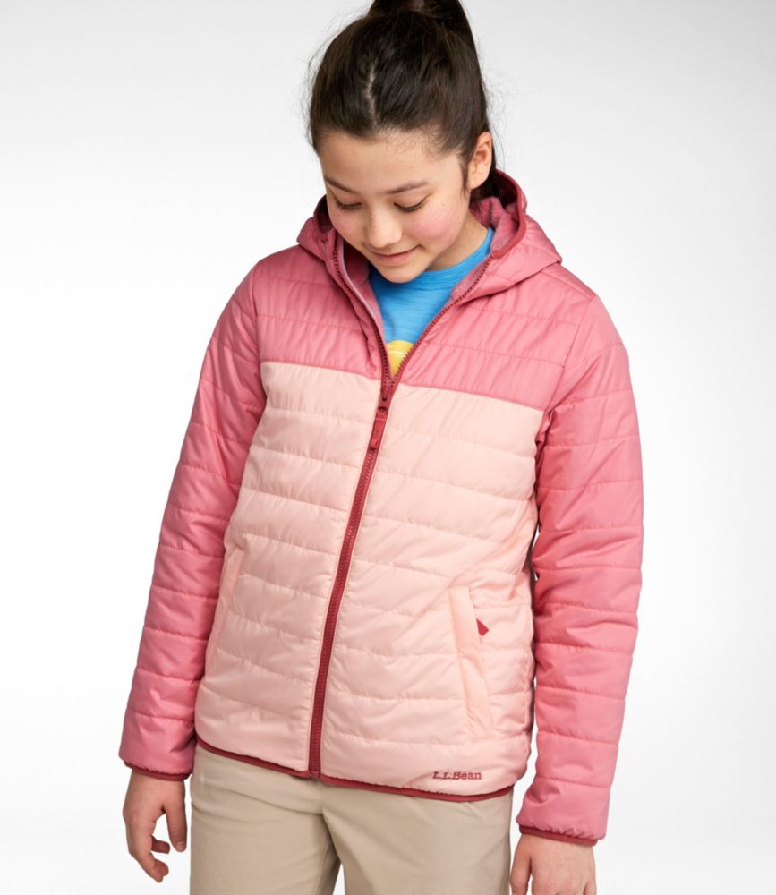 Kids' Fleece-Lined Insulated Jacket, Peach Coral, small image number 2