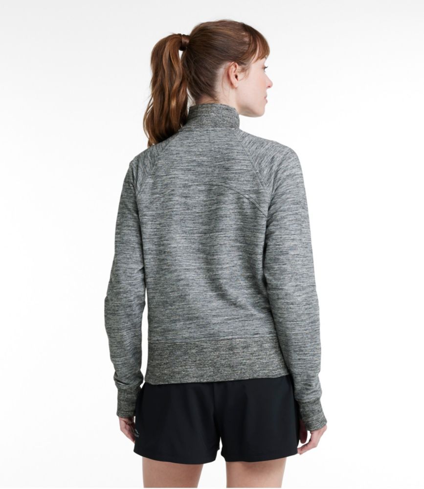 Women's L.L.Bean Cozy Sweatshirt, Full-Zip Marled, , small image number 3