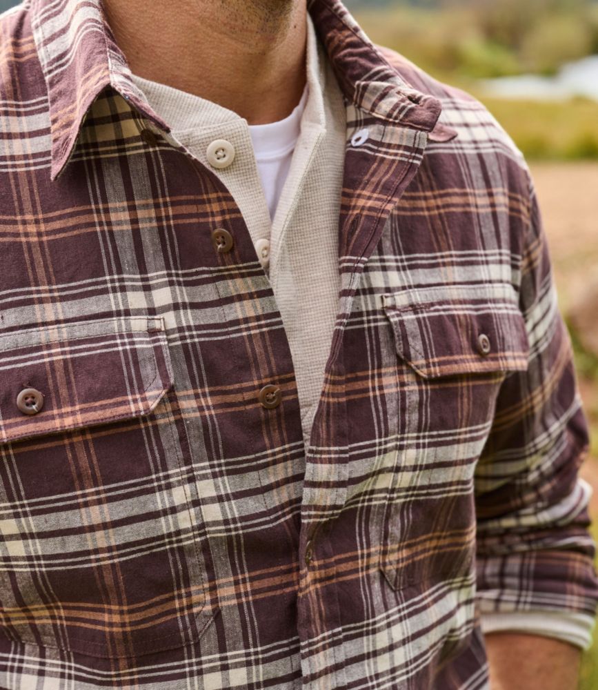 Men's Stonecoast Hemp Shirt, Long-Sleeve, Slightly Fitted Untucked Fit