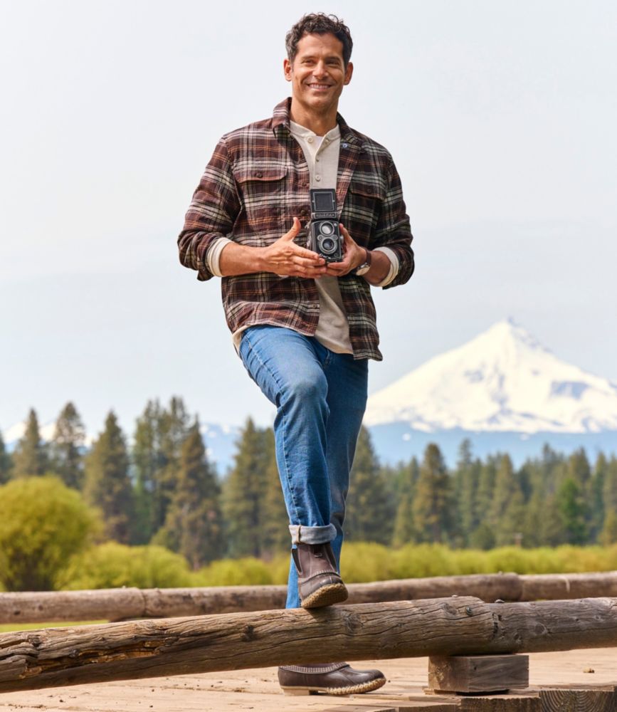 Men's Stonecoast Hemp Shirt, Long-Sleeve, Slightly Fitted Untucked Fit