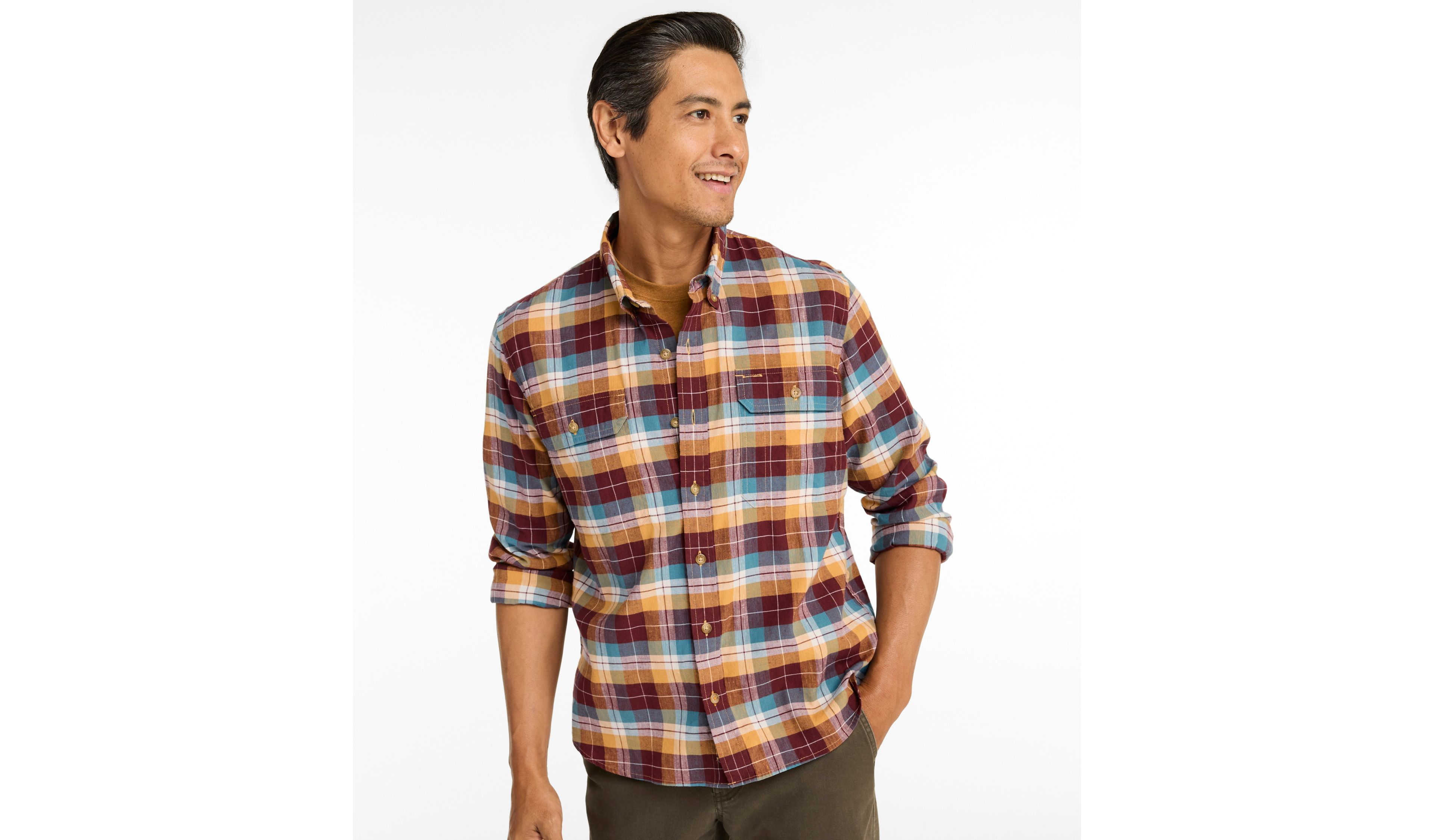 Men's Stonecoast Hemp Shirt, Slightly Fitted