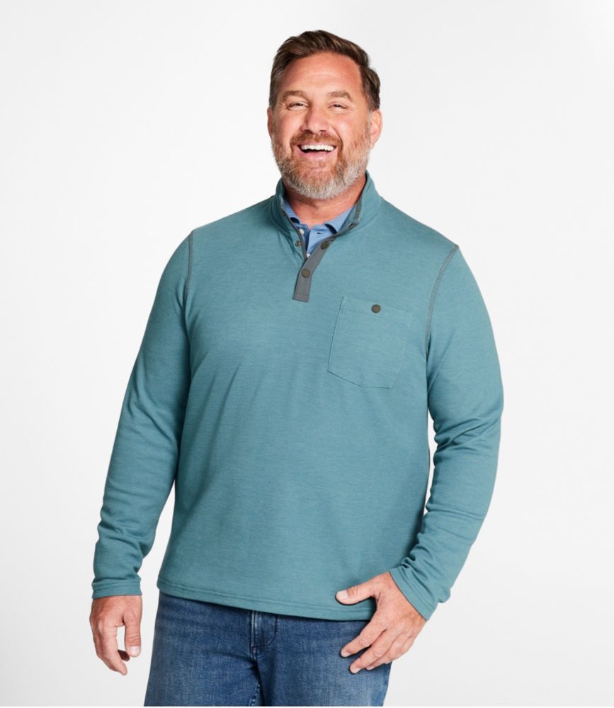 Men's Bold Coast Pullover, Brightwater Blue, small image number 4
