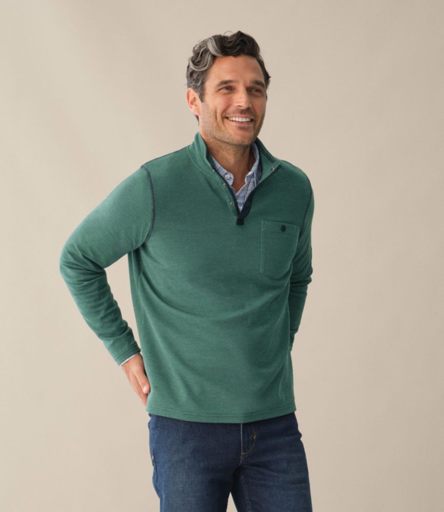 Men's Bold Coast Pullover, Brightwater Blue, small image number 8