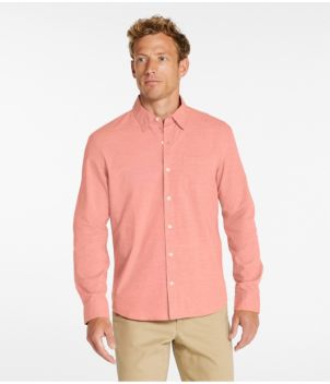 Men's Comfort Stretch Performance® Shirt, Long-Sleeve, Slightly Fitted Untucked Fit