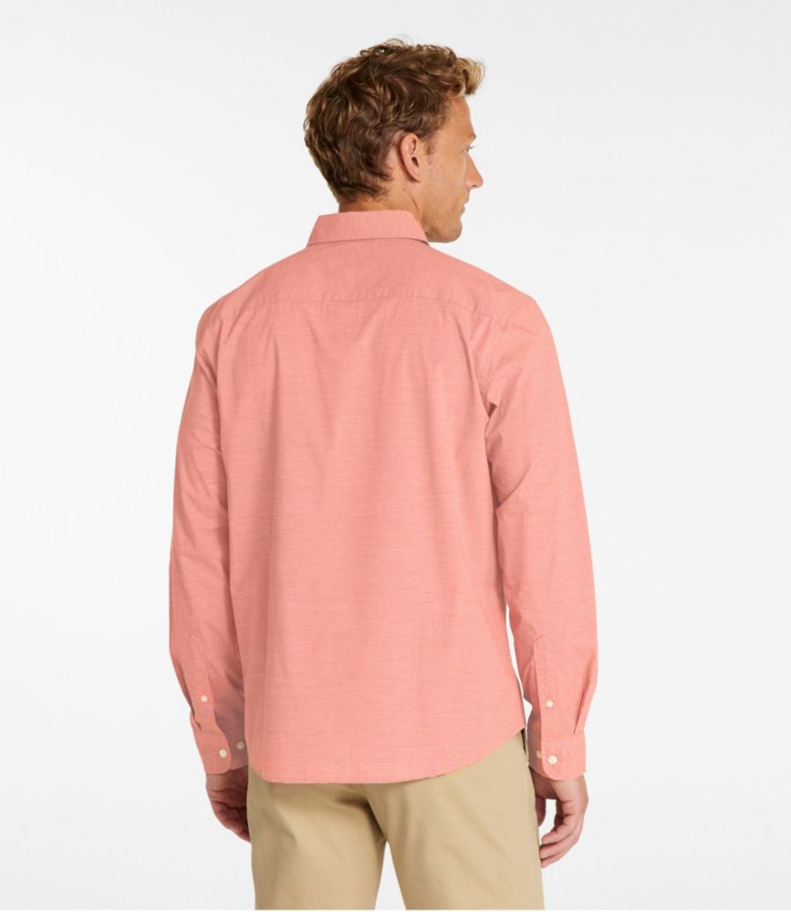 Men's Comfort Stretch Performance® Shirt, Long-Sleeve, Slightly Fitted Untucked Fit, Clear Water, small image number 3