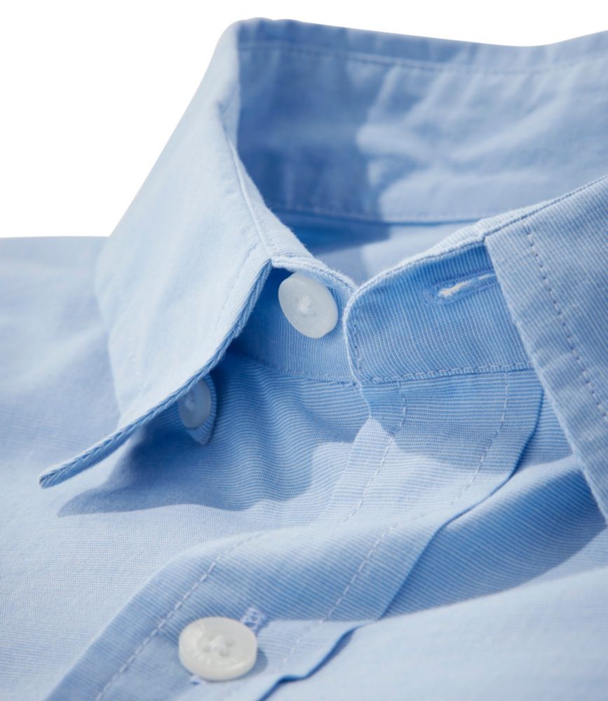 Men's Comfort Stretch Performance® Shirt, Long-Sleeve, Slightly Fitted Untucked Fit, Clear Water, small image number 6