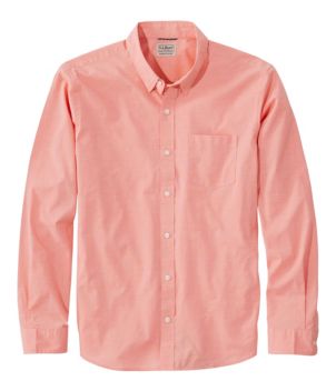 Men's Comfort Stretch Performance® Shirt, Long-Sleeve, Slightly Fitted Untucked Fit