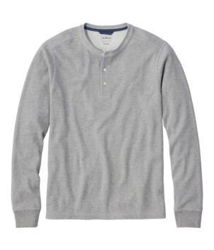 Men's Bean's Vintage Soft Knit Henley, New