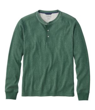 Men's Bean's Vintage Soft Knit Henley, New